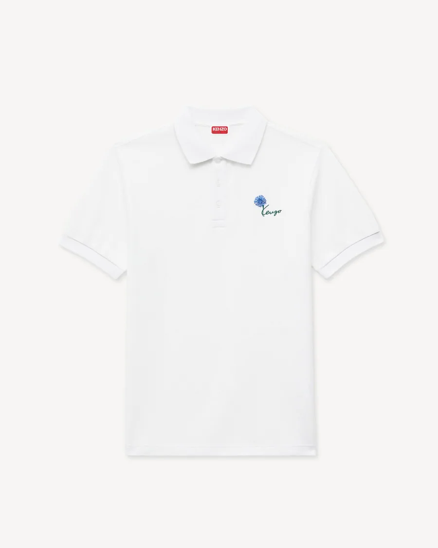 Поло Kenzo slim fit з вишивкою з бавовни